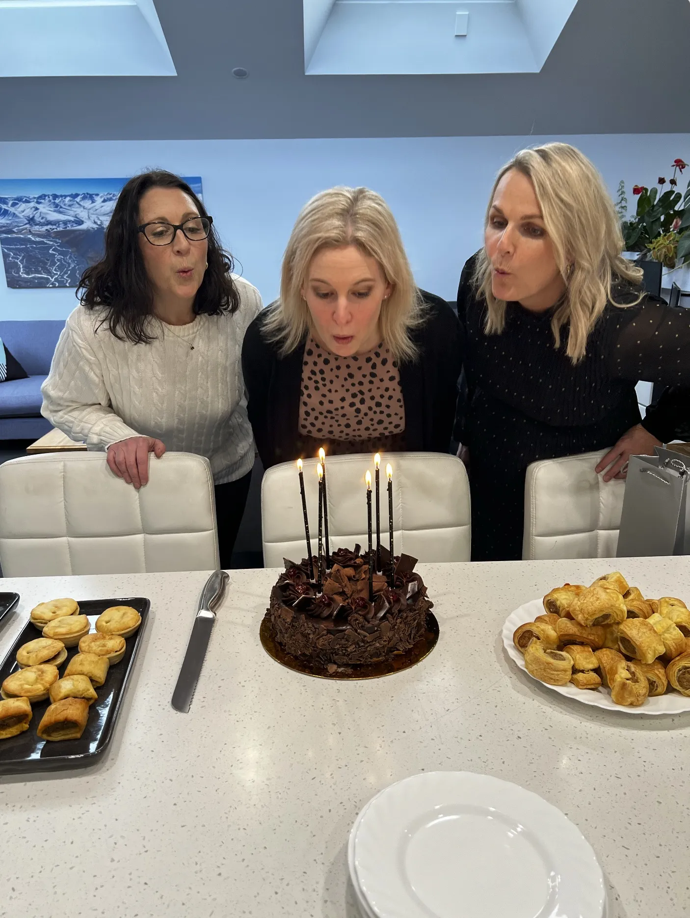 Birthday Girls at C I Marketing office. Christchurch NZ